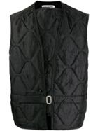 Our Legacy Langoustine Quilted Vest - Black