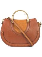 Chloé Medium Pixie Shoulder Bag - Brown