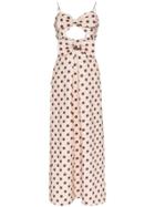 Zimmermann Zmrmn Corsage Bow Drs Strpy Swthrt Nk Cu - Neutrals