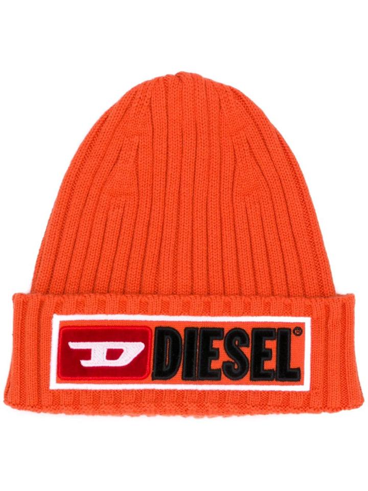 Diesel K-coder-b Beanie - Yellow & Orange