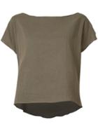 Peter Cohen Boat Neck Top, Women's, Size: Xs, Green, Cotton
