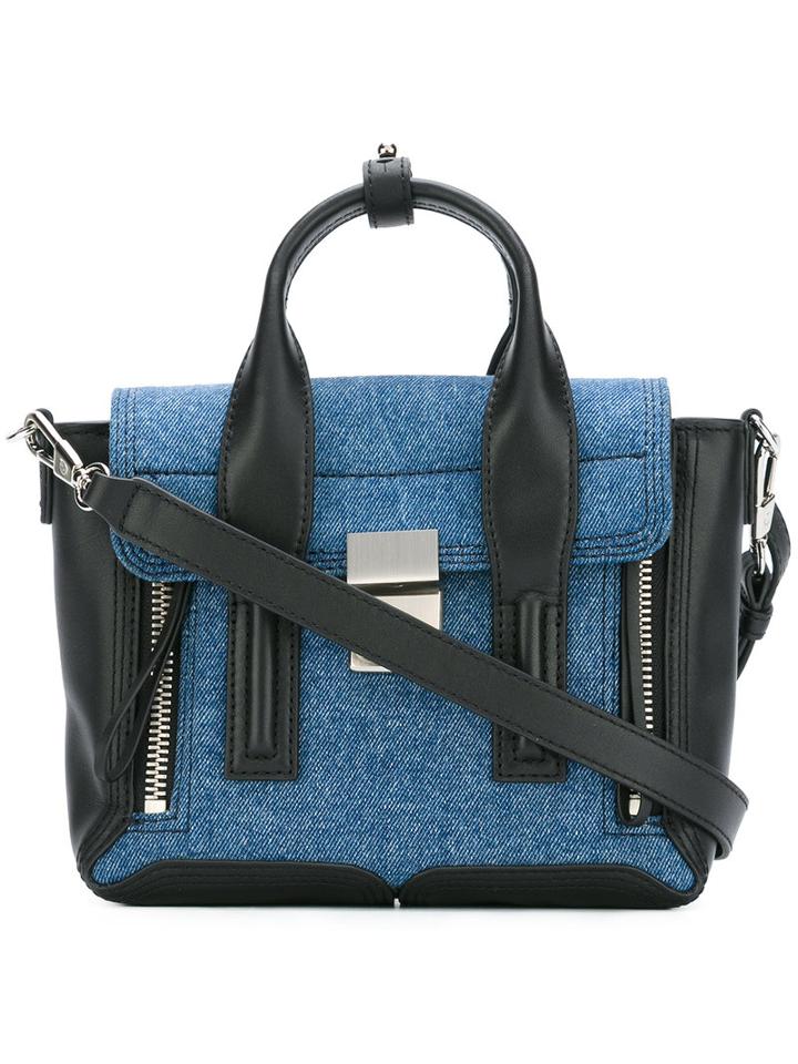 3.1 Phillip Lim - Pashli Mini Satchel - Women - Cotton/leather - One Size, Women's, Black, Cotton/leather