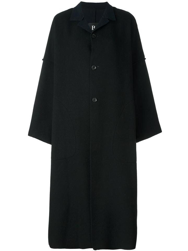 Yohji Yamamoto Single Breasted Oversized Coat