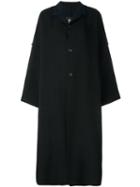 Yohji Yamamoto Single Breasted Oversized Coat