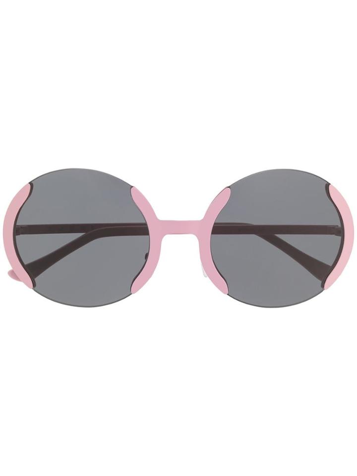 Marni Round Frame Sunglasses - Pink