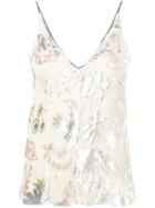 Forte Forte Embroidered Sleeveless Top - White