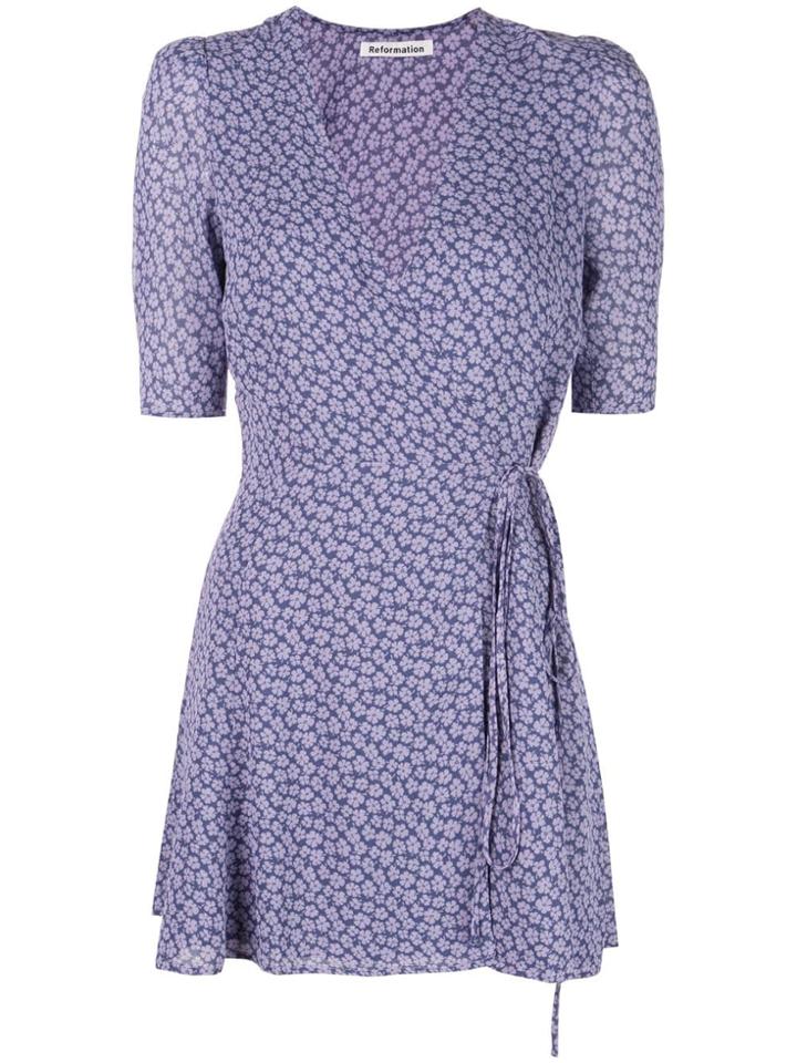 Reformation Lucky Dress - Purple