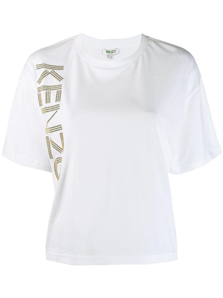 Kenzo Boxy Logo Print T-shirt - White