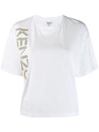 Kenzo Boxy Logo Print T-shirt - White