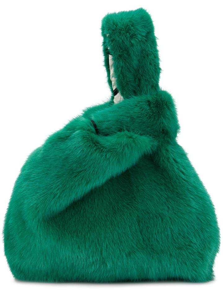 Simonetta Ravizza Furrissima Tote - Green