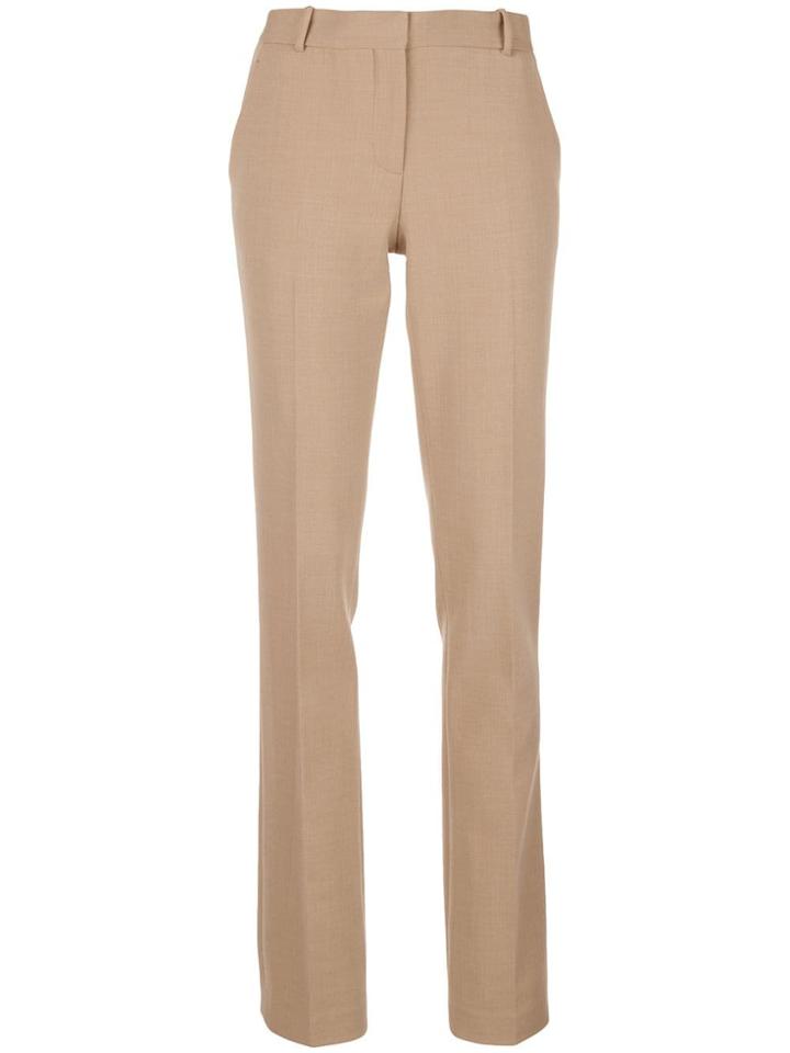 The Row Roosevelt Straight Leg Trousers - Brown