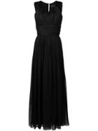 Irina Schrotter Long Empire-line Dress - Black