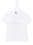 Armani Junior Logo Print T-shirt, Girl's, Size: 7 Yrs, White