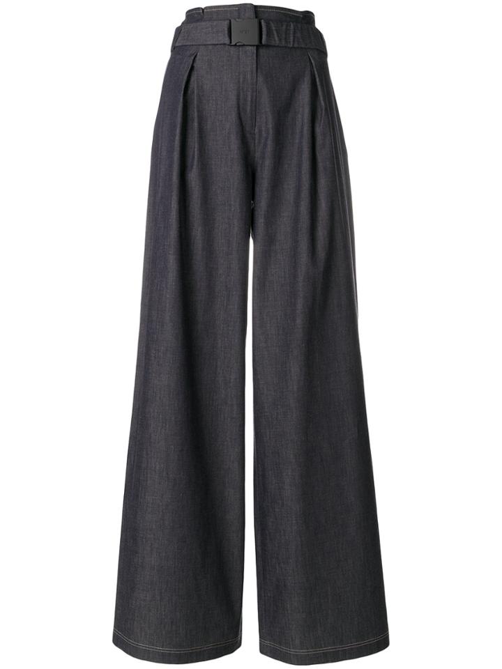 No21 Flared Trousers - Blue