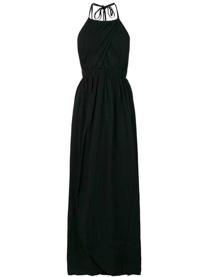 Caravana Nefeli Halter Tie Neck Dress - Black