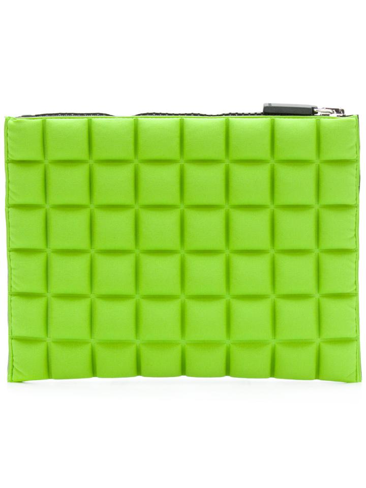 No Ka' Oi Chocolate Bar Quilted Purse - Green