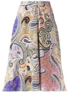 Etro Multi Printed Skirt, Women's, Size: 42, Silk