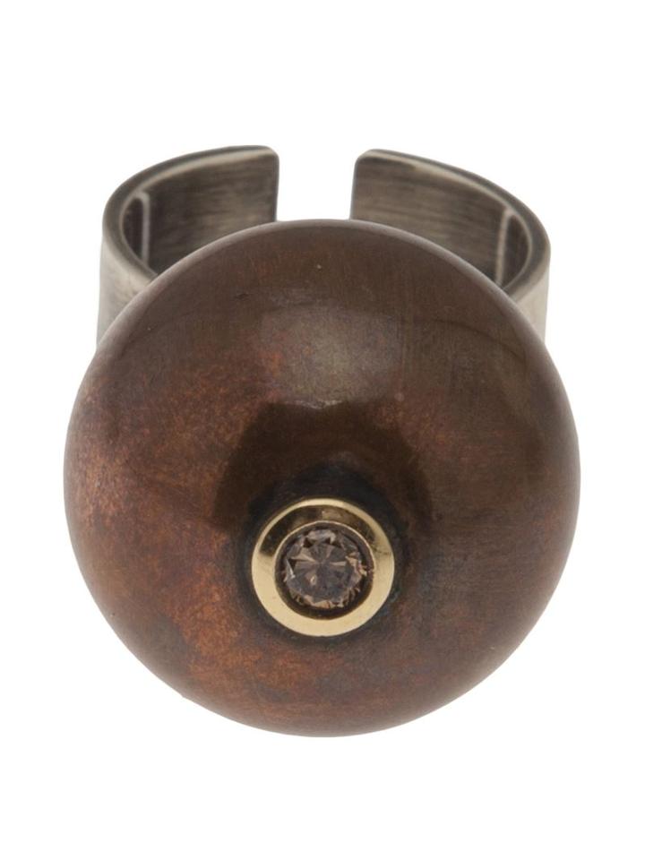 Beth Orduna Ball Ring, Women's, Metallic, Metal Other