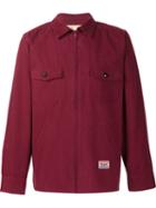 Kinfolk Pocketed Shirt Jacket, Men's, Size: Small, Red, Cotton