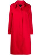 Mackintosh Dunkeld Red Bonded Cotton 3/4 Coat Lr-1001d