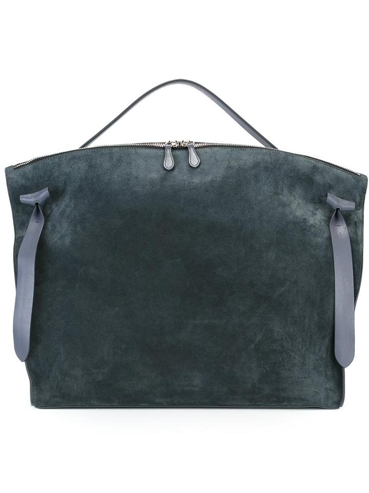 Jil Sander Single Handle Tote, Women's, Grey