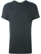 Isabel Benenato Round Neck T-shirt, Men's, Size: L, Grey, Cotton