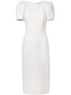 Sophie Theallet Structured Shortsleeves Dress - White