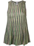 M Missoni Patterned Woven Vest - Green