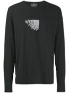 Stone Island Shadow Project Distressed Print T-shirt - Black