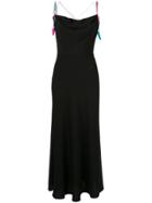 Anna October Draped Maxi Dress - Black