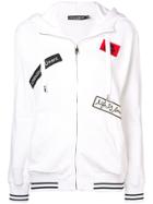 Dolce & Gabbana Patch-embellished Hoodie - White