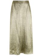 Nk Metallic Midi Skirt - Yellow & Orange