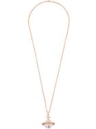 Vivienne Westwood Logo Pendant Necklace - Metallic