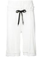 First Aid To The Injured - Haemin Shorts - Unisex - Cotton - 3, White, Cotton