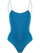 Oseree Oséree X Gente Roma Maillot Swimsuit - Blue