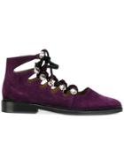Toga Pulla Lace-up Oxford Shoes - Pink & Purple