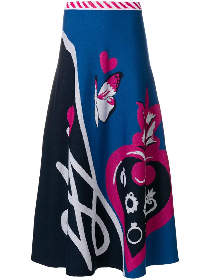 Temperley London Galaxy Skirt - Blue