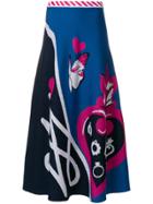 Temperley London Galaxy Skirt - Blue