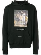 Ih Nom Uh Nit Painting Print Hoodie - Black