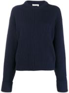 Chloé Ribbed Knit Sweater - Blue