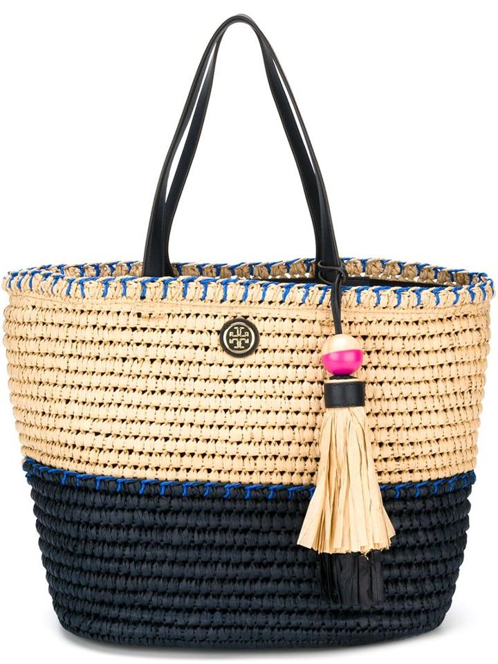 Tory Burch Woven Tote Bag