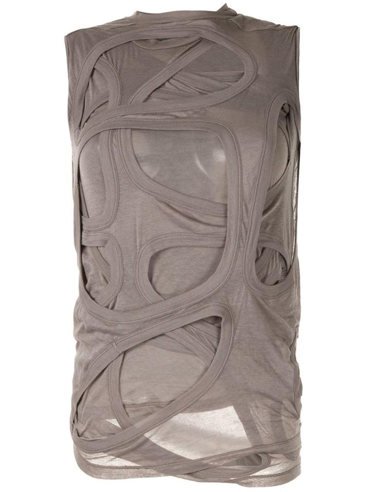 Rick Owens Mega Membrane Top - Grey