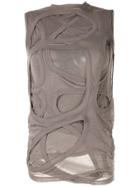 Rick Owens Mega Membrane Top - Grey