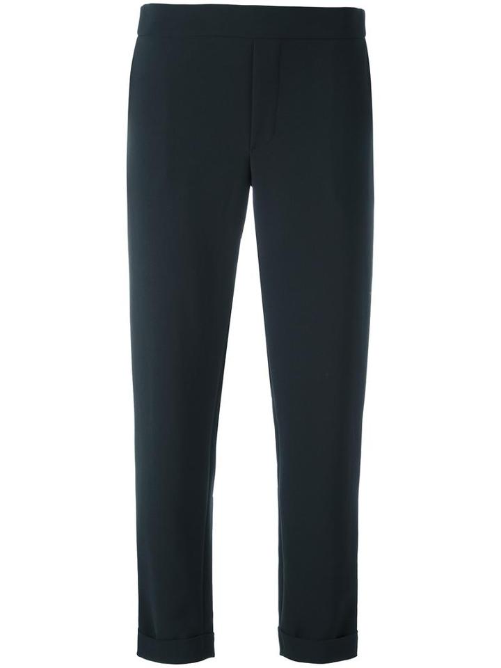 P.a.r.o.s.h. Cropped Trousers, Women's, Size: Xs, Grey, Polyester/spandex/elastane