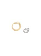 Charlotte Chesnais Gold Monie Earrings - Metallic
