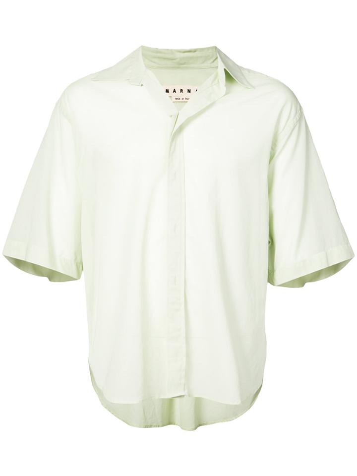 Marni Boxy Half Sleeve Shirt - Green