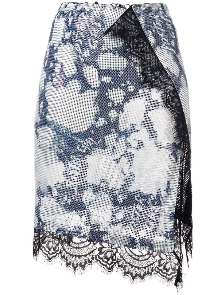 Poster Girl Brandy Wrap Skirt - Blue