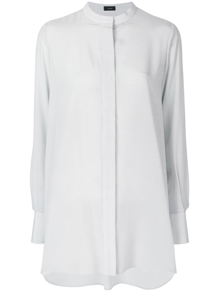 Joseph Mandarin Neck Shirt - Blue