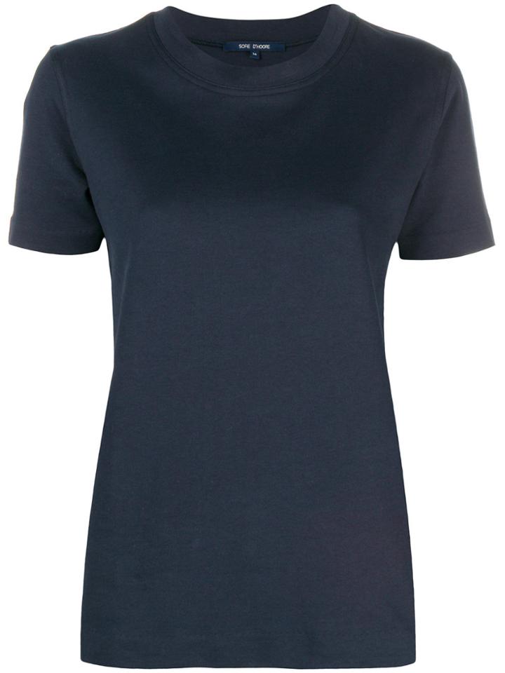 Sofie D'hoore Classic Plain T-shirt - Blue