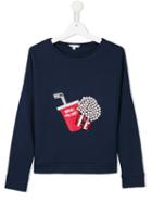 Little Marc Jacobs Sequin Embellished Sweatshirt, Girl's, Size: 14 Yrs, Blue